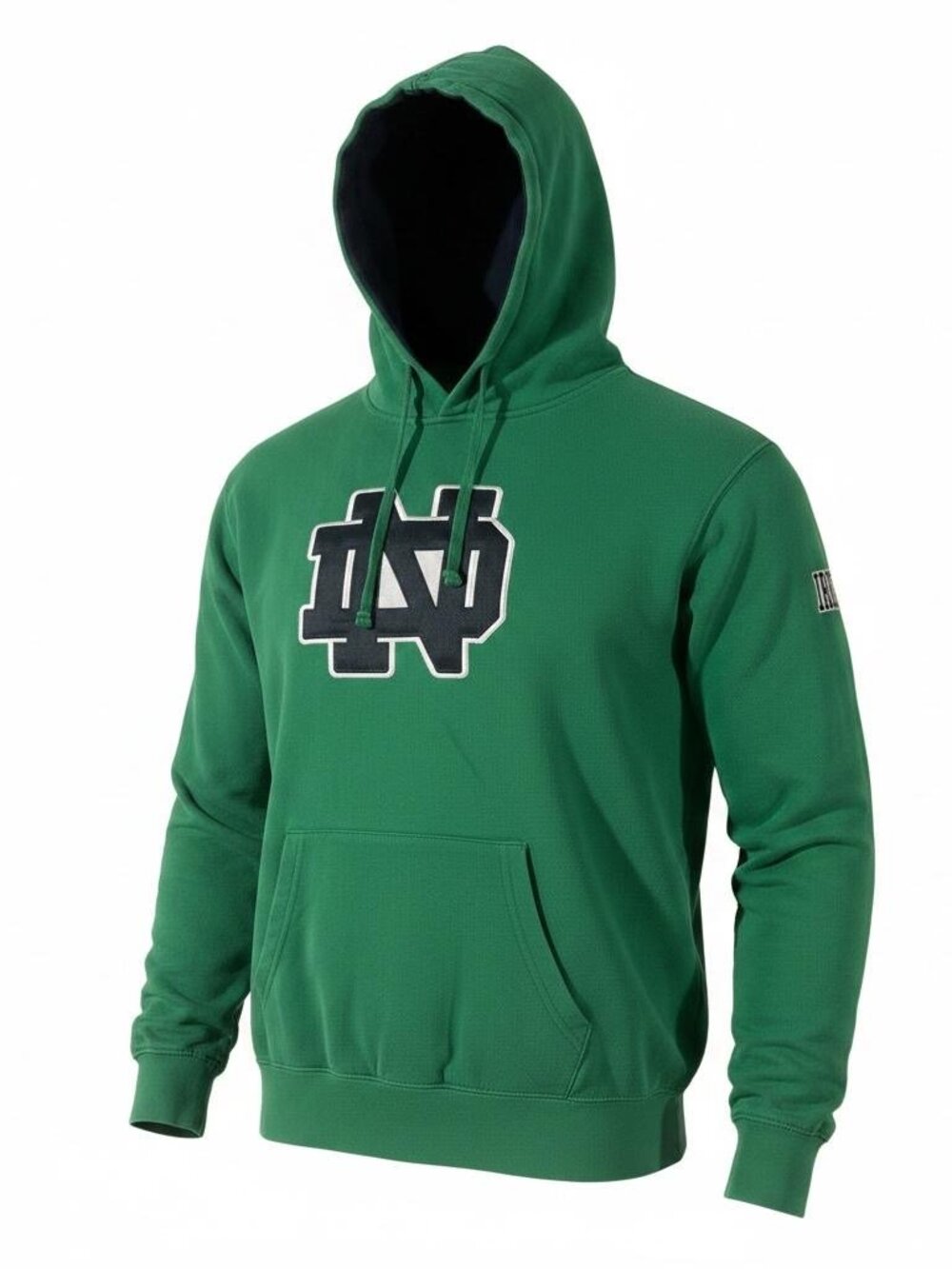 Notre Dame Fighting Irish ND Logo Hoodie Green Stadium Athletics Men's XL